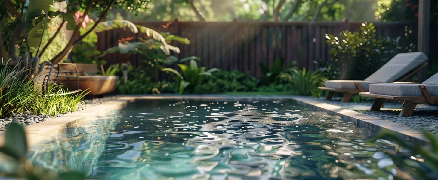 benne usagée piscine