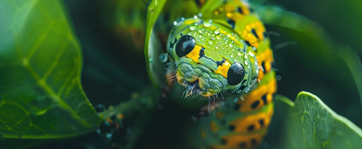 chenille qui imite un serpent